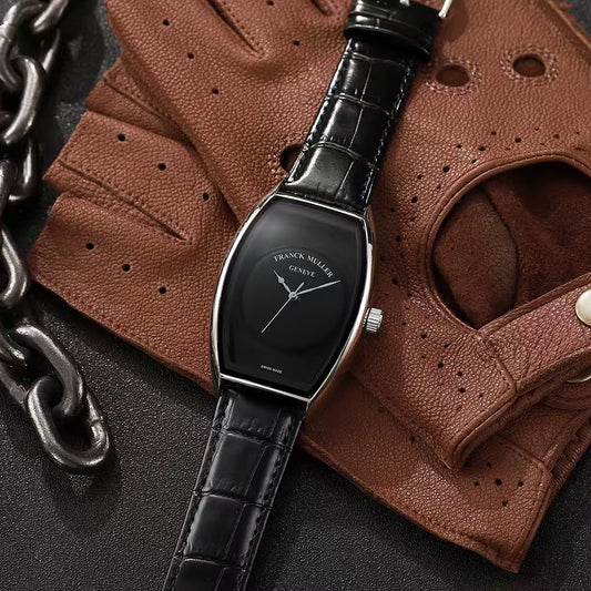 "Vanguard" Rose Gold – Classic Black Dial Luxury Edition