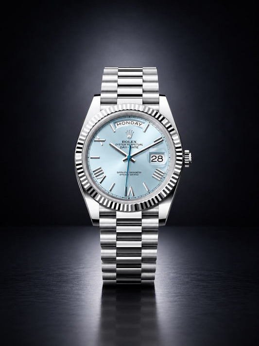 Ice Frost "Executive" – Arctic Blue & Roman Silver