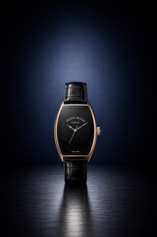 "Vanguard" Rose Gold – Classic Black Dial Luxury Edition
