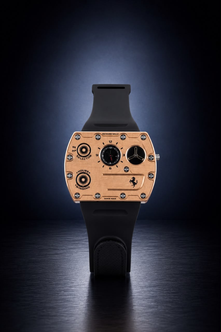Velocity "Speedster" Edition – Titanium Tonneau Chronograph in Red